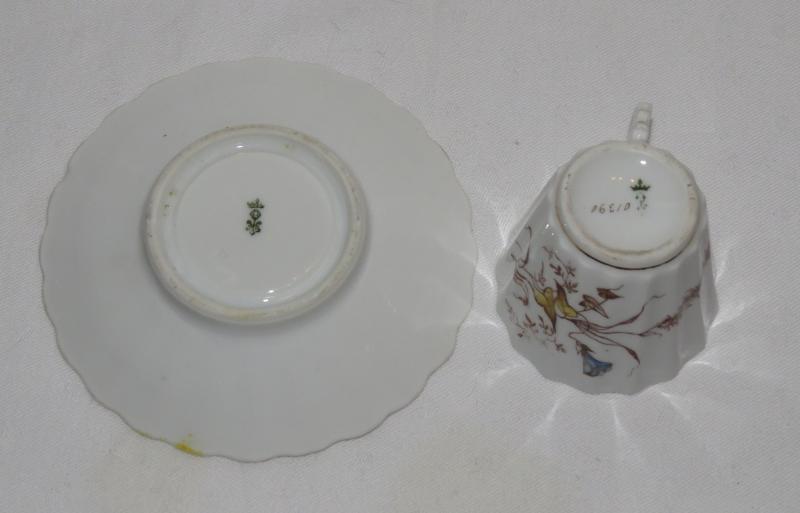ohme elegant fluted cup and saucer marks