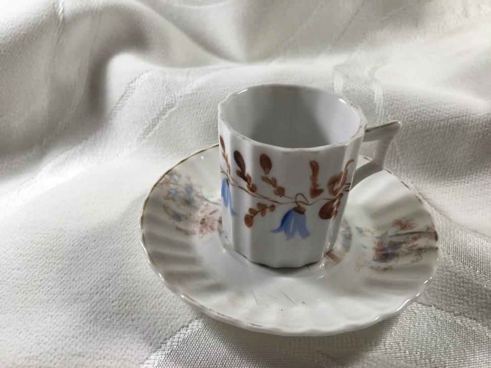 ohme heavily fluted cup and saucer