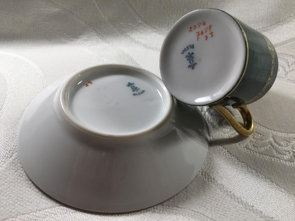 ohme classically shaped cup and saucer mark