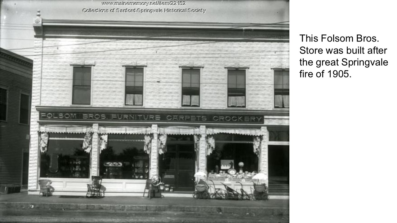 Folsom Bros. rebuilt store, 1905