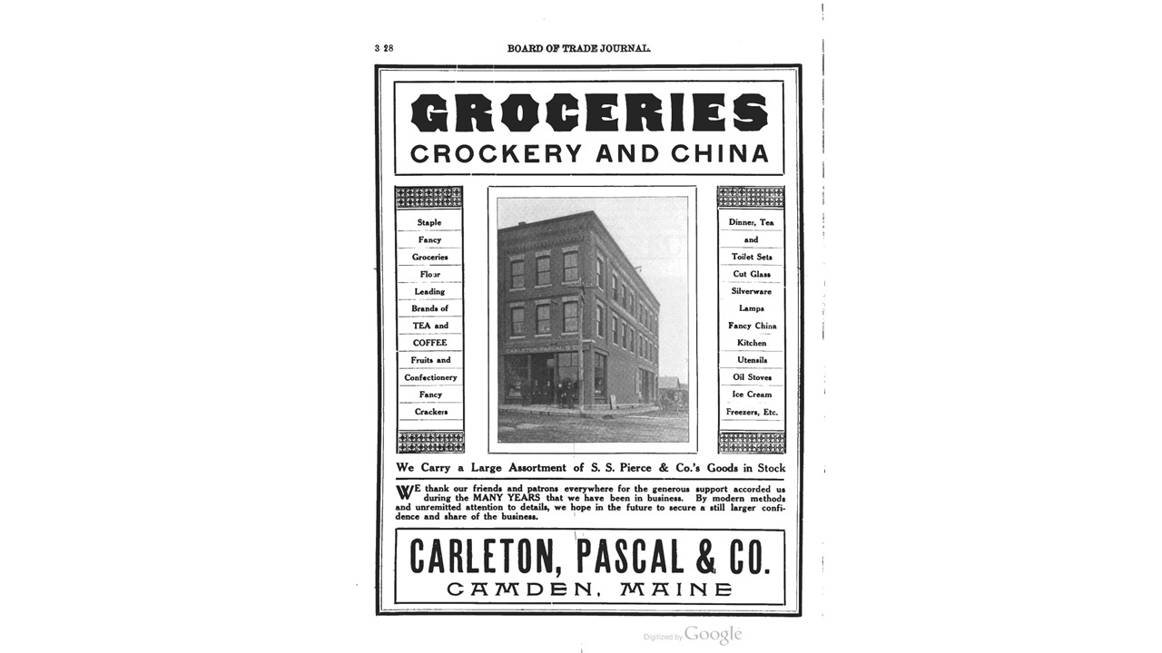 Carlton Pascal & Co building - Groceries Crockery and China</figcaption>