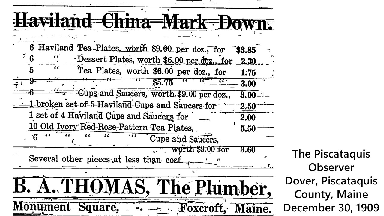 B.A. Thomas The Plumber, Foxcroft