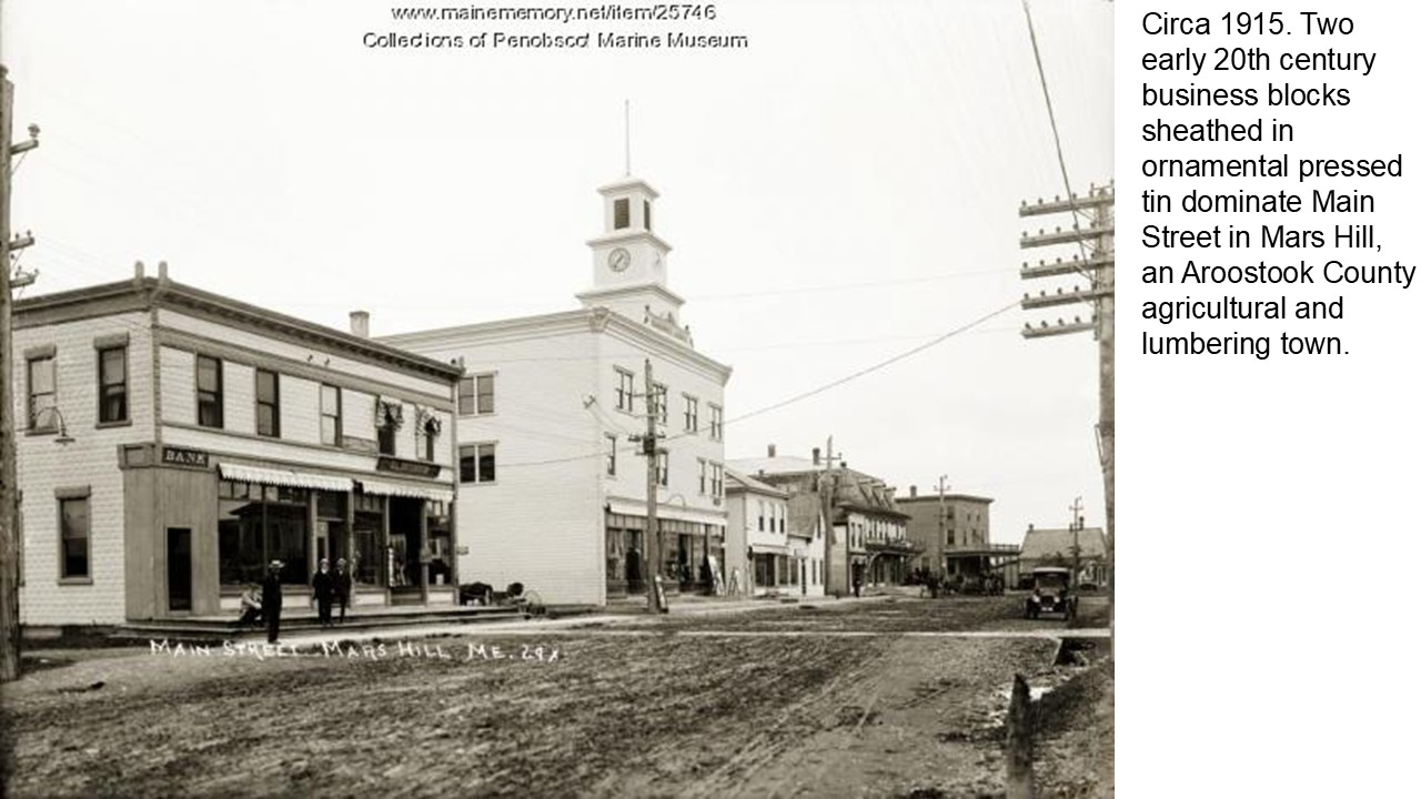 Mars Hill Business District circa 1915 (no paved streets)